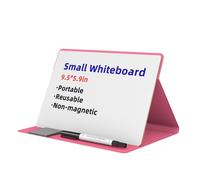 Lavagna Portatile Bianca Mini Riutilizzabile Magnetica Con Pennarello