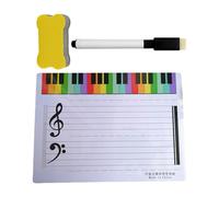 Lavagna pratica riutilizzabile per la notazione musicale compatta per la formazione del personale scrivibile per la formazione chitarra e pianoforte in classe per l ' educazione musicale