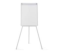 Lavagna Professionale Magnetica Bianca a Cavalletto con Portablocchi, 70 x 100 cm