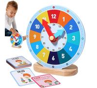 Lavagna puzzle - Orologio per esercizi in legno, giocattolo per l'educazione precoce | Pacchetto interattivo per lezioni quotidiane sullo sviluppo dei bambini in classe