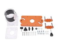 Lavagna ribaltabile per la lavorazione del legno con copertura trasparente, accessori per elettroutensili per fresatrice per scanalatura, tavola in plastica bilanciata con viti e