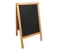 Lavagna Ristorante Sandwich Bifacciale 125x70 cm in Legno Tek - Securit
