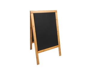 Lavagna Sandwich - cavalletto Teak - 69 x 125 cm - Securit