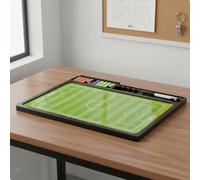 Lavagna Strategica Per Il Calcio, Leggera, Con Vano Portaoggetti Integrato.