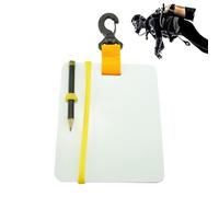 Lavagna subacquea - durevole clip girevole e facile da usare per immersioni subacquee tablet per scrittura subacquea, tavoletta per scrittura subacquea, lavagna promemoria con penna per sport