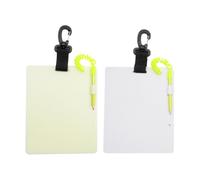 Lavagna Subacquea per Scrivere Luminosa Portatile con e Clip | Impermeabile con illuminazione per Esplorazione Addestramento Comunicazione Apnea Subacquei Laghi Caverne