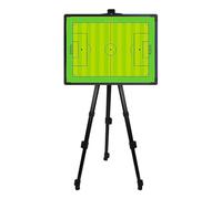 Lavagna Tattica Calcio, Lavagna Calcio per Insegnare e Formazione, Accessori Completi, Utilizzo su Entrambi i Lati, Altezza Regolabile, Adatta per l'insegnamento
