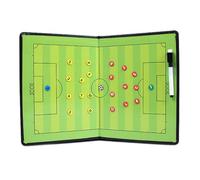 Lavagna Tattica Calcio, Lavagne Magnetiche Da Allenamento, con Penna e Pedine Magnetiche, Design Pieghevole, Ideale per l'allenamento
