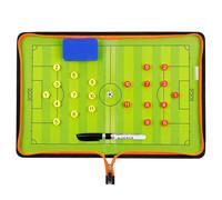 Lavagna tattica da calcio, portatile, per allenatori, allenatori, calcio, con magneti, pennarello, spugna