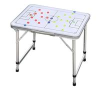 Lavagna Tattica da Calcio Su Supporto, Lavagna Magnetica per Allenatori | Altezza Regolabile, Design Pieghevole, per Allenamenti e Partite