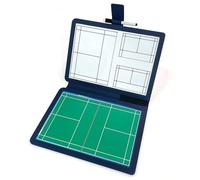 lavagna tattica, Lavagna tattica da badminton pieghevole e resistente