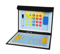 Lavagna Tattica Pallamano, Cartella Tattica per Allenatore di Pallamano, Accessori Completi, Materiale Robusto, Design Pieghevole, Facile da Trasportare, per L'insegnamento
