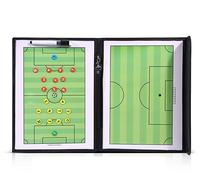 Lavagna tattica per allenatori, Lavagna magnetica for tattiche da calcio e basket con pezzi degli scacchi e pennarello(Football)