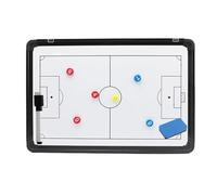 Lavagna tattica per il calcio, Lavagna magnetica da calcio 45x30 cm con penna a base d'acqua e pezzi degli scacchi magnetici