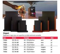 LAVAGNA TAVOLO BANCO SILHOUETTE PARETE SCRIVIBILI ESPOSITORE MENU RISTORANTE