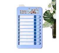 Lavagna visiva giornaliera, lista di controllo della routine dei bambini, lavagna magnetica a 12 sezioni con colorate, organizer in materiale resistente, strumento educativo con design