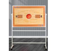 Lavagne bifacciali su Ruote for Allenatori, Lavagna Magnetica cancellabile a Secco con pennarelli magnetici e cancellino, for Allenatori di Basket