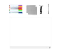 Lavagnetta a LED, 7 colori, cancellabile a secco, con controllo touch, per bambini, luce notturna per bambini, casa, ufficio, scuola, vacanze, arte, pittura, artigianato, giocattoli, cancellabile con