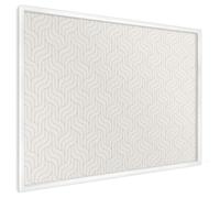 Lavagnetta Calamite 100x70 cm | con Cornice Bianca | Onde Leggere