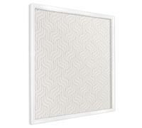 Lavagnetta Calamite 50x50 cm | con Cornice Bianca | Onde Leggere