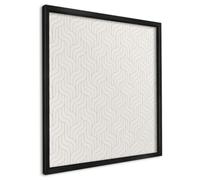 Lavagnetta Calamite 50x50 cm | con Cornice Nera | Onde Leggere