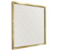 Lavagnetta Calamite 50x50 cm | con Cornice Oro | Onde Leggere