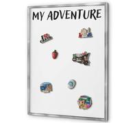 Lavagnetta Calamite 70x100 cm | con Cornice Argento | My Adventure
