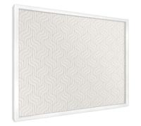 Lavagnetta Calamite 70x50 cm | con Cornice Bianca | Onde Leggere
