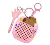 Lavagnetta Da Disegno Giocattolo Antistress - Gadget Educativo Cartoon,Ciondolo Portachiavi Con Lavagnetta Magnetica Per Scarabocchi | Per Borsa A Tracolla Zaino Scuola Viaggio Pendolarismo Gite In Au