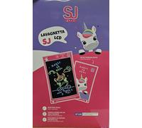 Lavagnetta LCD SEVEN SJ GIRL, Schermo 10" LCD, Cancellazione con un Solo Pulsante, Portatile 5 mm - UNICORNO