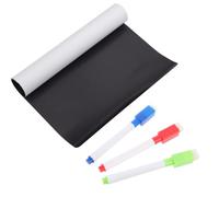 Lavagnetta Magnetica da Frigo per Piano Settimanale e Mensile | Plastica Bianca, Cancellazione Facile, Lista Attività Domestiche, Marker Inclusi, per Famiglie