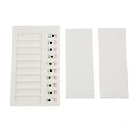 Lavagnetta promemoria riutilizzabile per anziani con lista delle cose da fare e carta rimovibile per lista delle cose da fare, gestione delle attività semplificata (20 x 12 cm)