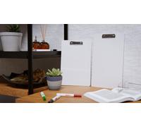 Lavagnetta tattica 35x23 cm con clip fermafogli, lavagnetta per allenatori
