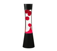 Lavalampe Retrò Nero Rosso 39 CM Incl. Lampadina Magma Tischleuchte Ringo