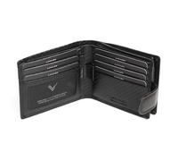 Lavalen® Cartera de Piel Auténtica para Hombre RFID - Monedero Gran Capacidad Hecho a Mano - Billetera con Monedero Piel - Regalos Originales (Carbonio)