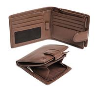 Lavalen® Portafoglio Uomo Pelle Vera con Blocco RFID - Portamonete Uomo con Cerniera Fatto a Mano - Portafoglio Ragazzo Grande Capacità - Portafoglio Porta Carte di Credito Regalo Uomo Perfetto.