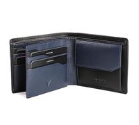 Lavalen Portafoglio Uomo Pelle Vera - Portamonete Uomo Elegante con Blocco RFID - Porta Carte di Credito Grande - Wallet for Men - Portafoglio Slim con Portamonete - Idee Regalo Papà.