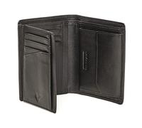 Lavalen Portafoglio Uomo Pelle Vera - Portamonete Uomo Elegante con Blocco RFID - Porta Carte di Credito Grande Verticale - Wallet for Men - Portafoglio Slim con Portamonete - Idee Regalo Papá.
