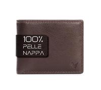 Lavalen Portafoglio Uomo Slim Pelle con Blocco RFID - Portamonete Uomo - Porta Tessere Uomo - Portafoglio Uomo Pelle Vera