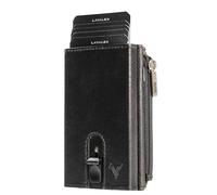 Lavalen Portafoglio Uomo Slim Pelle PopUp - Porta Carte di Credito Uomo Elegante - Portamonete Piccolo - Portacarte Ragazzo - Porta Tessere Tascabile - Mini Wallet - Idee Regalo Papá.