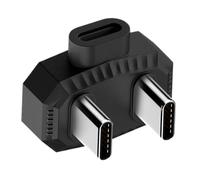 Lavalier - Adattatore microfono Lavalier | Adattatore microfono da femmina a doppio maschio Lavalier | per ingresso audio per smartphone