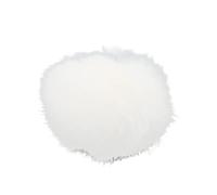 Lavalier Wind Muff Microfono Windscreen Furry Cover 0,5 cm (bianco)