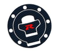 LAVAMI Compatibile con Suzuki GSXR 600 750 1996 1997 1998 1999 2000 2001-2003 GSXR1000 2002 Moto Carburante Tappo Serbatoio Gas Copertura Pad Protezione Adesivo