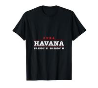 L'Avana Cuba Coordinate GPS Latitudine Longitudine Maglietta