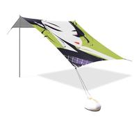 Lavanda Beauty Beach Cabana Tenda UPF50 impermeabile grande portatile Sun Shelter con borsa per il trasporto per cortile, prato, parco