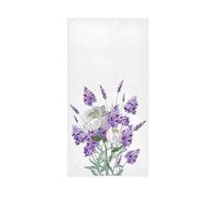 Lavanda Peonia Bouquet Asciugamani Primavera Fiori bianchi Decor Cucina Strofinaccio Qualità Premium Bagno Salvietta 30 x 15 pollici per Beach Guest Hotel Spa Palestra Sport Yoga Casa