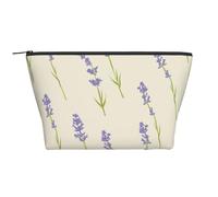 Lavanda piccola, Borsa da toilette Borsa per trucco Borsa per cosmetici Borsa da toilette da viaggio portatile