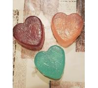 LAVANDA ROSA MIRTO MARINO 3 Saponette forma cuore sapone 100 gr LAVANDA VENEZIA
