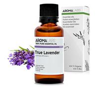 Lavanda Vera BIO (Lavandula officinalis) - 30 mL - Olio Essenziale Chemiotipizzato e Certificato AB - Distensione & Rilassamento - Aroma Labs - Made in France
