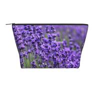 Lavanda viola, Borsa da toilette Borsa per trucco Borsa per cosmetici Borsa da toilette da viaggio portatile